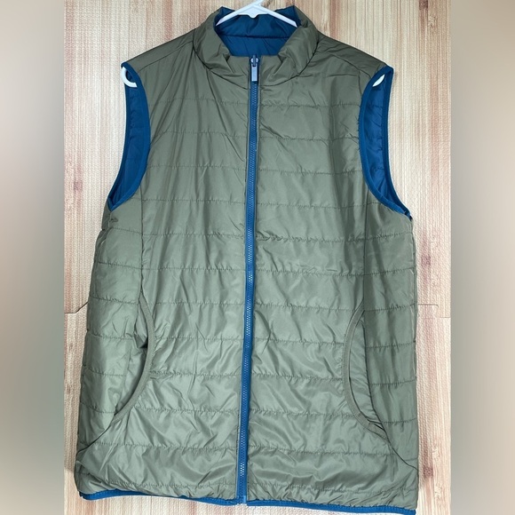 Mossimo Men Reversible Vest green/blue size L nwt - Picture 12 of 12